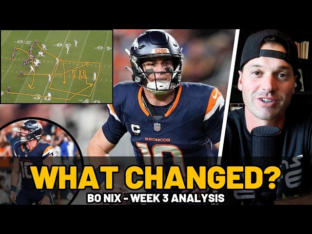 Why Does Bo Nix Look Like TWO Different Quarterbacks? | Week 3 Film Analysis