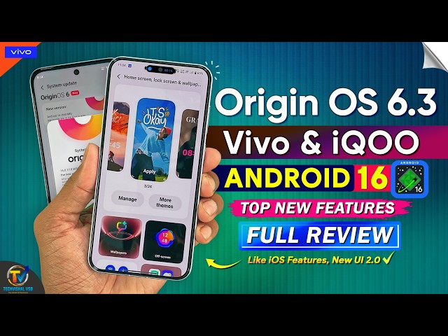 Origin OS 6.3 (16.3) New Update Amazing Features | Origin OS 6 Features | vivo T4X 5g New Update