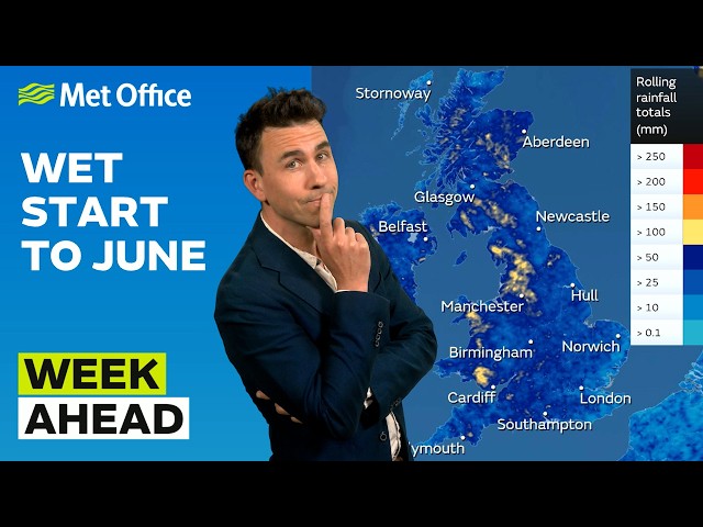 Week Ahead 01/06/2026 – Low pressure all week – Met Office weather forecast UK
