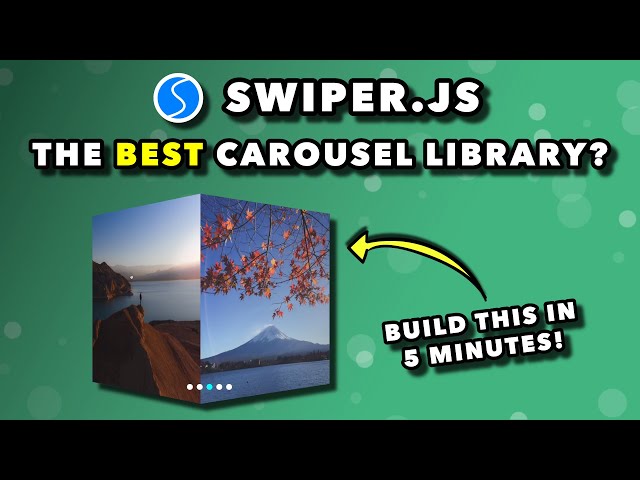My Favorite Carousel Library | Swiper.js