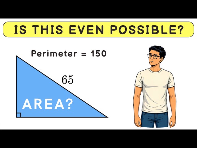 CAN YOU FIND THE AREA OF THE TRIANGLE?