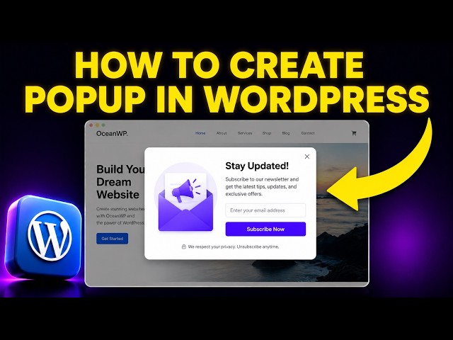 How to Create Popup in WordPress (FREE & EASY)