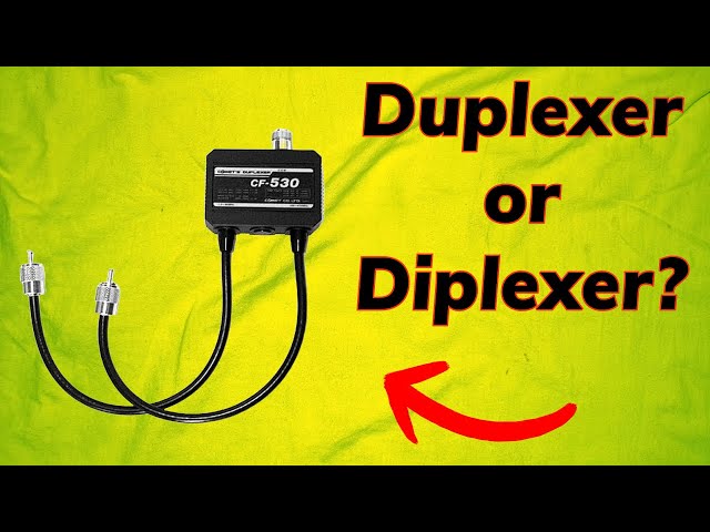 Duplexer or  Diplexer?  What is the difference?  Does it matter??