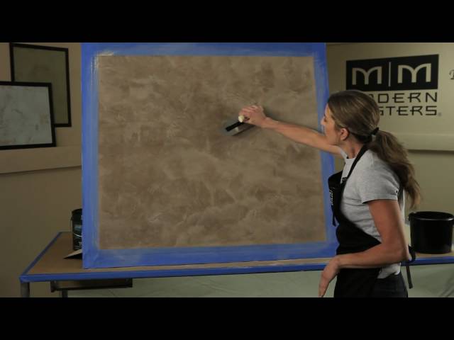 Venetian Plaster Basic Skip Trowel Application With Modern Masters