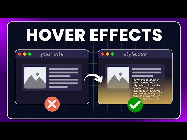 3 CSS Hover Effects That Look Impossible (But Aren't)