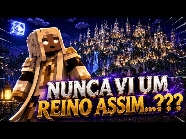 ACHEI O REINO MAIS IMPRESSIONANTE DO MINECRAFT!