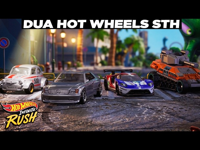 New Car with Rubber Tires!!! Yippee 😋😋 HOT WHEELS Infinite Rush