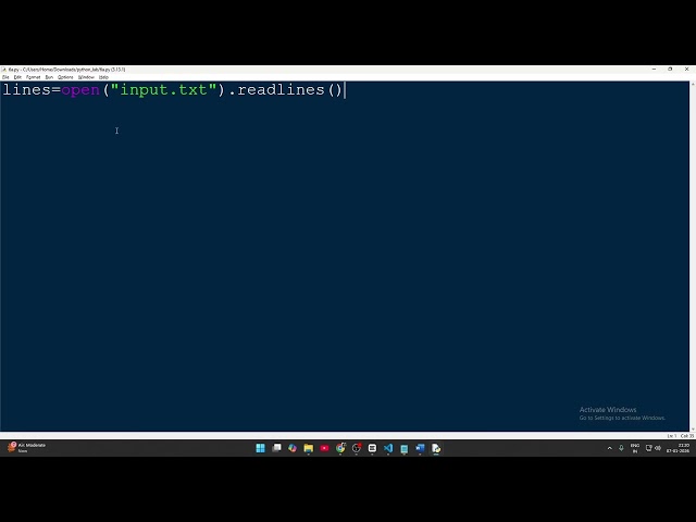 Python Program to Sort File Contents | File Handling | VTU Q6 | 1BPLC105B