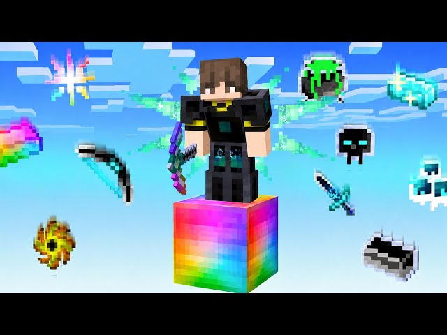 It Rains AVARITIA In One Block In Minecraft..! 