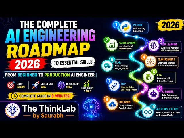 🚀 The Complete AI Engineering Roadmap (2026)