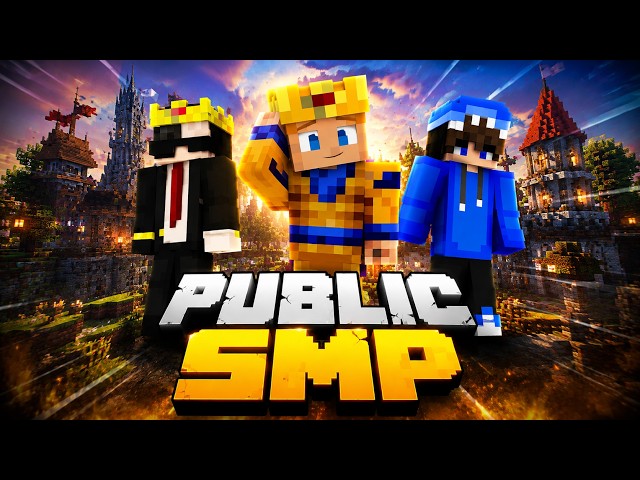 🔴PUBLIC SMP IS ON | #publicserver #minecraft #verticallive @iamgamingguy @GotBoii @AtomicXayro