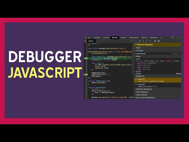 SUSTITUIR CONSOLE.LOG POR EL DEBUGGER de JAVASCRIPT
