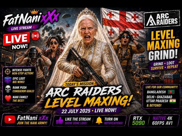 🚨 ARC RAIDERS LIVE NOW! MAX LEVEL GRIND 💎 BEST LOOT | RTX 5090 Ultra Graphics | FatNanixXx |