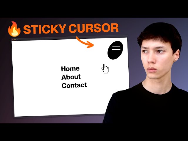 How to Make a Sticky Cursor with NextJs and Framer Motion