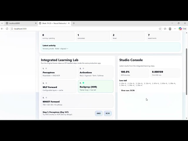 Week 19–20 Neural Network From Scratch: Docker + FastAPI + MNIST Demo (Full Walkthrough) #aiml