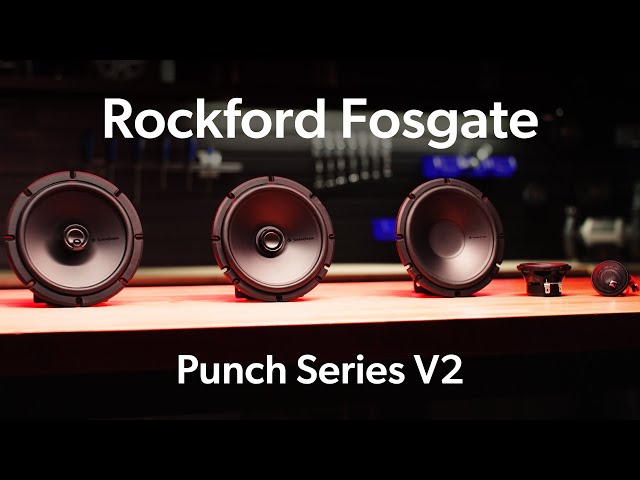 Rockford Fosgate Punch V2 Series car speakers | Crutchfield