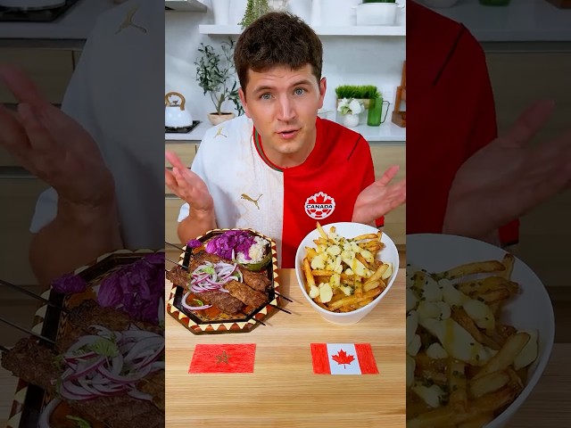 Canada vs Morocco Food