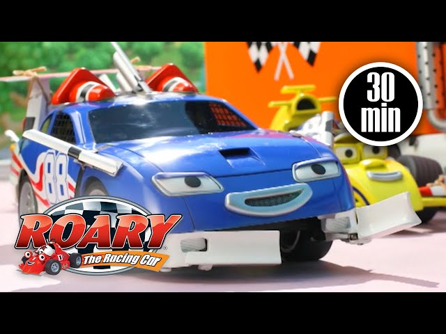 New King of the Track | Roary the Racing Car | 30 Minute Compilation | Cartoons For Kids