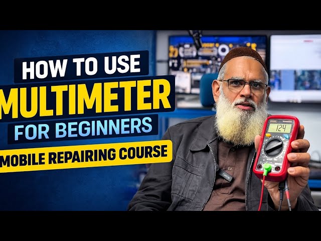 How to Use Multimeter for Beginners | Mobile Repairing Course | Mobile Motherboard Training