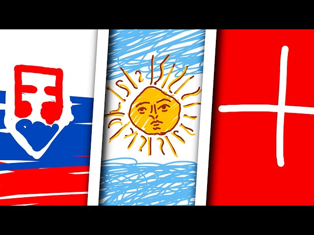 World Flag Animation but All Flags are Drawn 🖌️