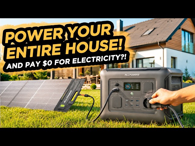 Newest ALLPOWERS R2500 V2 Power Station + SP037 400W Solar Generator | Full Test