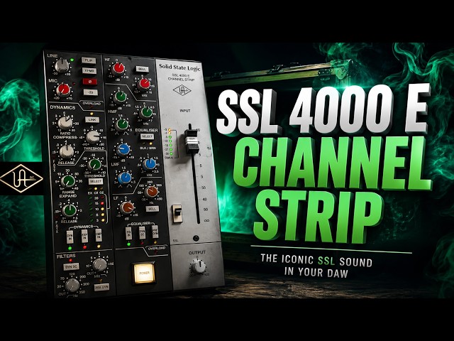 The Ultimate UAD SSL 4000 E CHANNEL STRIP Plugin Review and Breakdown.
