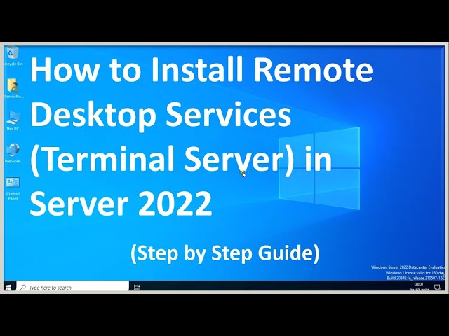 How to Install Remote Desktop Services "RDS"  (Terminal Server) in Server 2022 !! Complete Setup !!