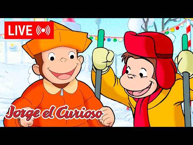 LIVE 🔴 ¡Jorge el Curioso Celebra Las Fiestas! ❄️🎄⛄️ ¡Diversión de Invierno con Jorge el Curioso!
