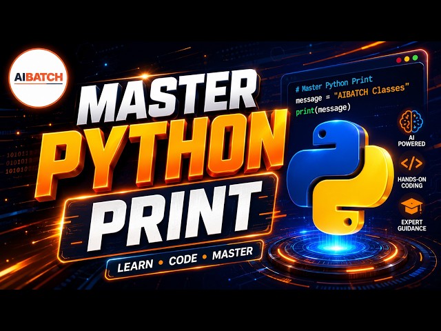 Master Python Output Statements | print(), f-strings & Formatting