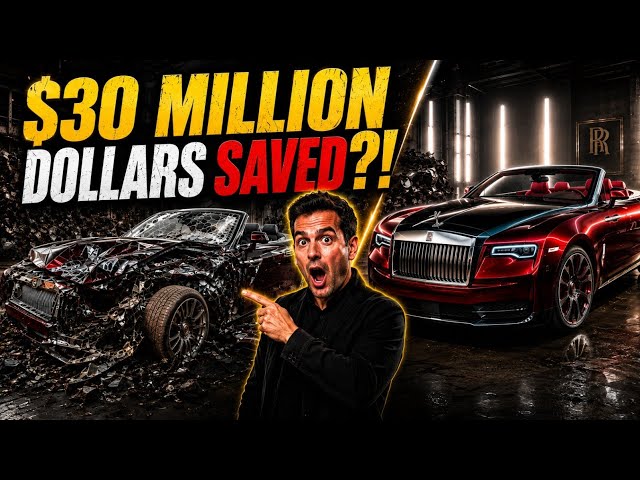 What Happens to a $30 Million Rolls-Royce After It’s Damaged? | Full Recycling Process