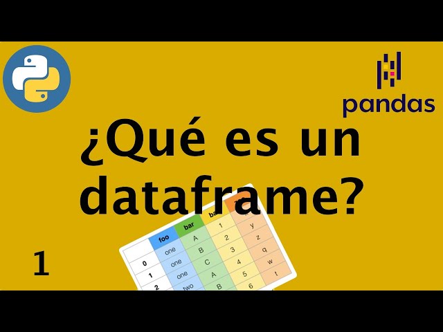 Curso pandas: ¿Qué es un dataframe?