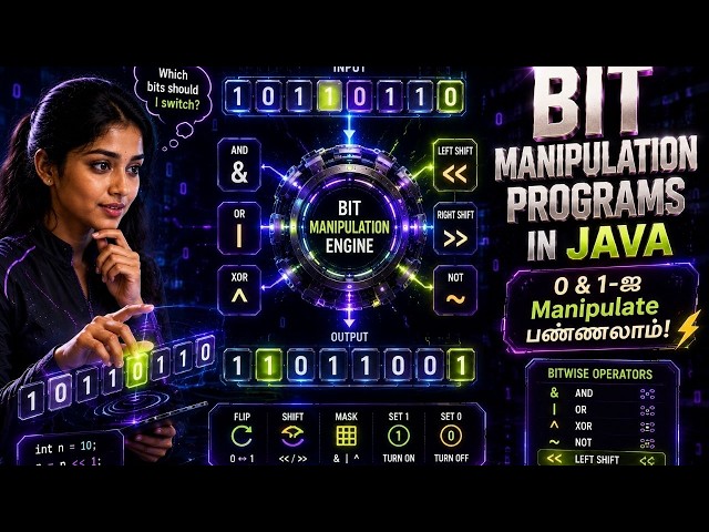 Bit Manipulation Programs in Java | Bit Manipulation Explained in Tamil 🔥 | Keepgon