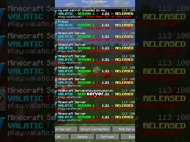 Minecraft How to Join and Play the Oneblock Server 1.21