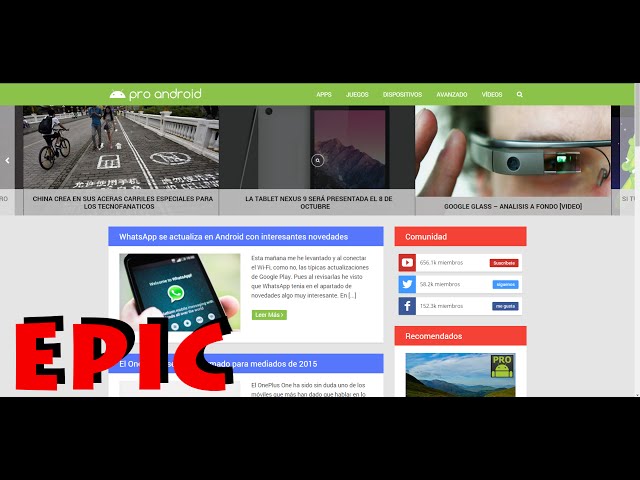 Estreno épico ProAndroid.com - Descúbrela y únete!