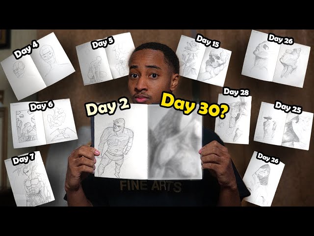 I taught myself how to draw in 30 days