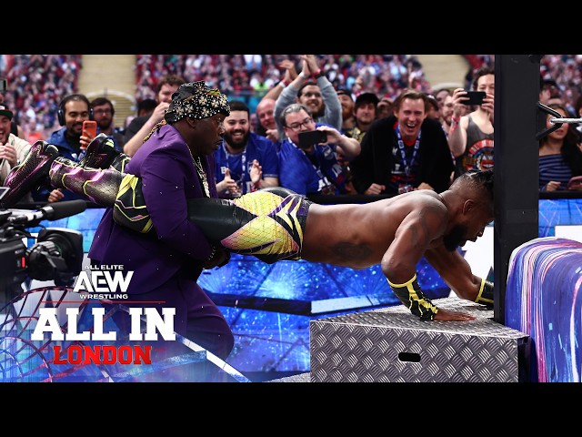 Kofi's MIRACULOUS SAVE in the Trios Roulette Royale! | AEW All In: London