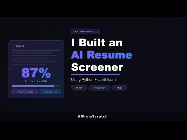 I Built an AI Resume Screener Using Python