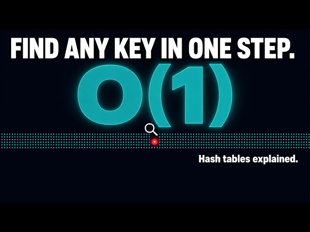 How Hash Tables Make O(1) Lookup Real