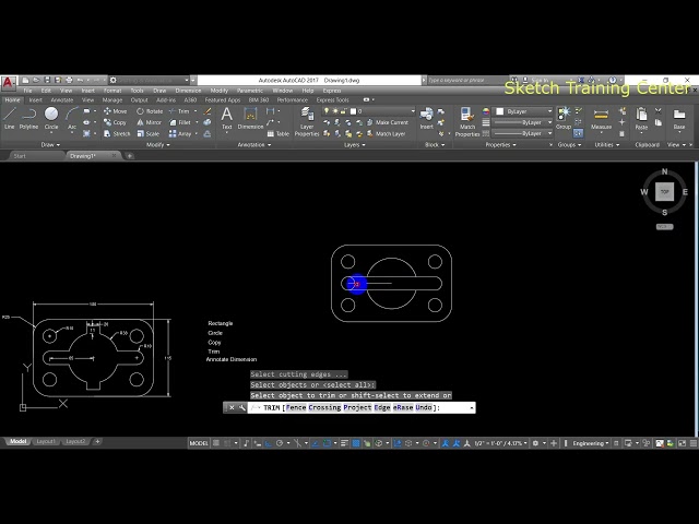 AutoCAD 5 shortcuts with Complete 2D Mechanical Tutorial