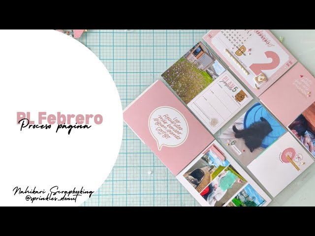 Project Life: February Process Page