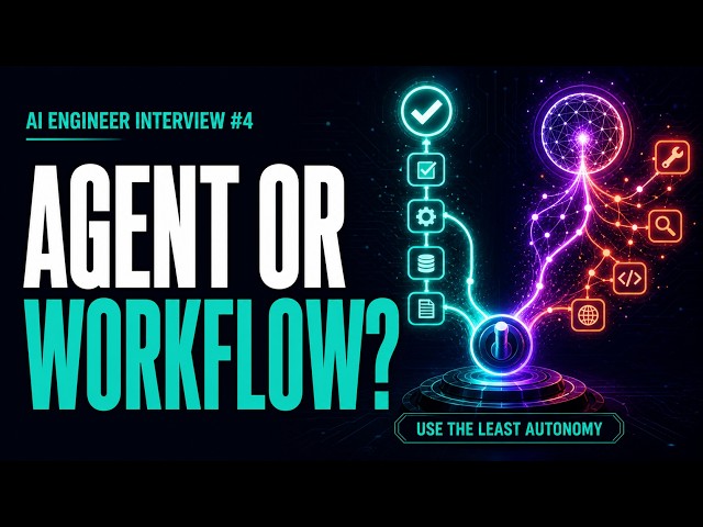 Agent or Workflow? How to Choose the Right Amount of Autonomy