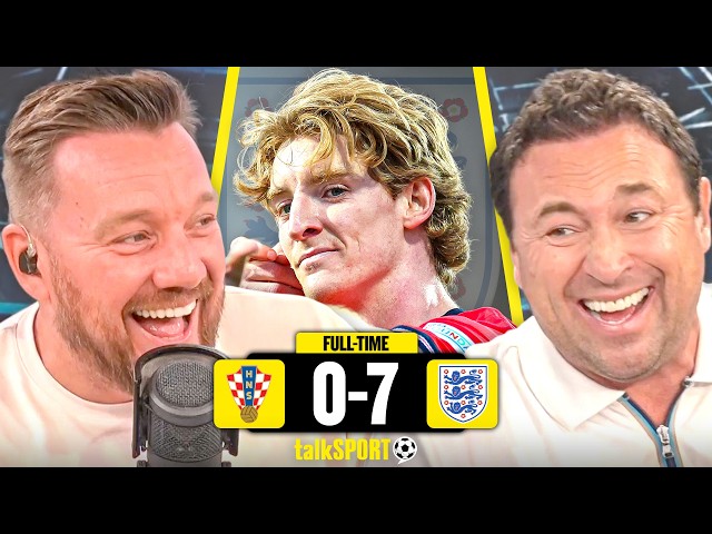 "LOOKS LIKE NEYMAR!" Jamie O'Hara HEAPS PRAISE on Anthony Gordon & England after 7-0 Victory!