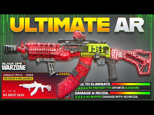 new #1 OVERPOWERED AR META LOADOUT in Warzone BO7! (Best AN-94 Meta Loadout)