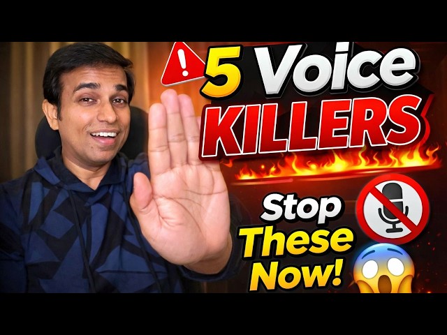 5 Hidden Habits Destroying Your Singing Voice (Fix Them Today)