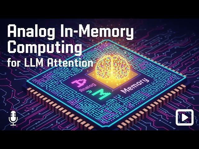 Analog In-Memory Computing for LLM Attention
