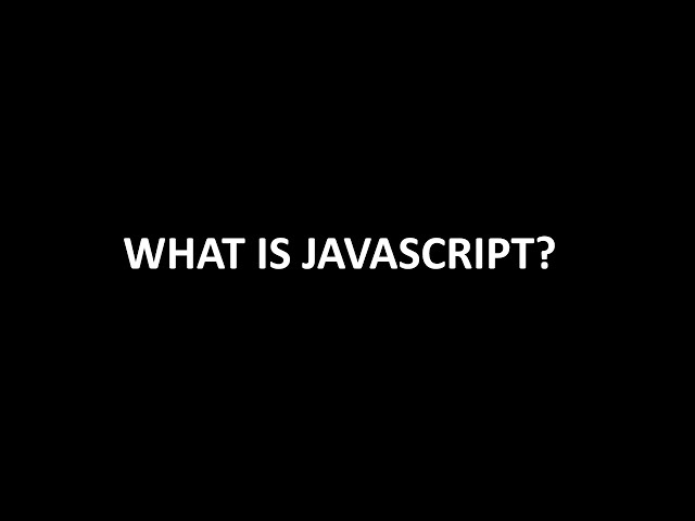 JavaScript Tutorial for Beginners | What is JavaScript & Why Do We Use It?