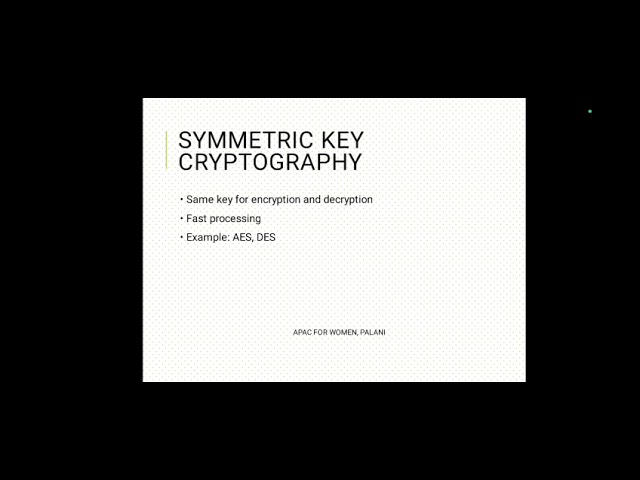 Cryptography 