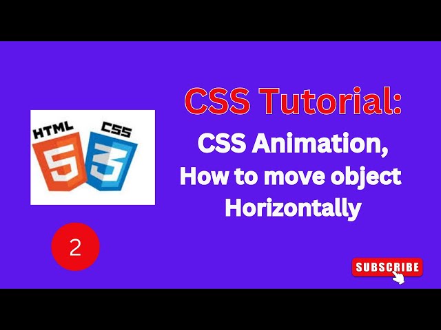 MASTER CSS Animations I Learned to Move Objects from Left to Right!