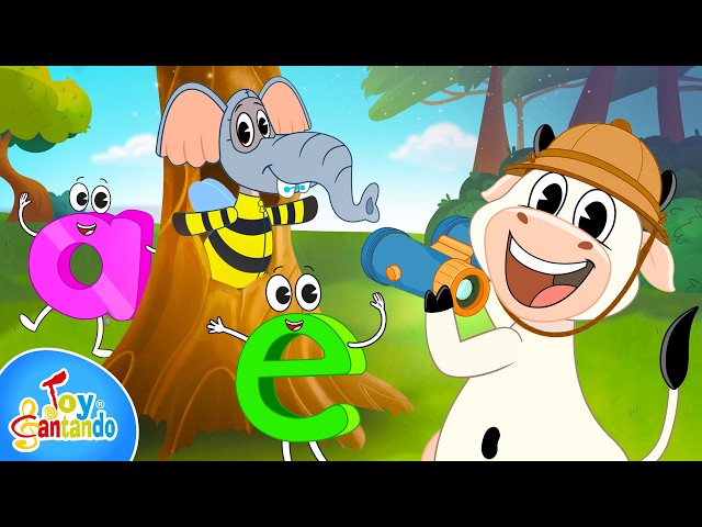I Spy 👀 With Vowels | Nursery Rhymes | Toy Cantando 🐮
