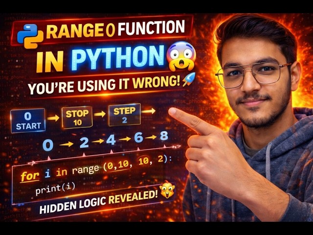 Range Function in Python 😳 | You’re Using It Wrong! (With Examples)